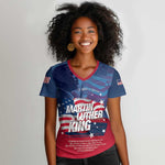 Martin Luther King MLK Women V-Neck T-Shirt I Have A Dream - African Pride