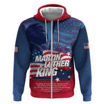 Martin Luther King MLK Zip Hoodie I Have A Dream - African Pride
