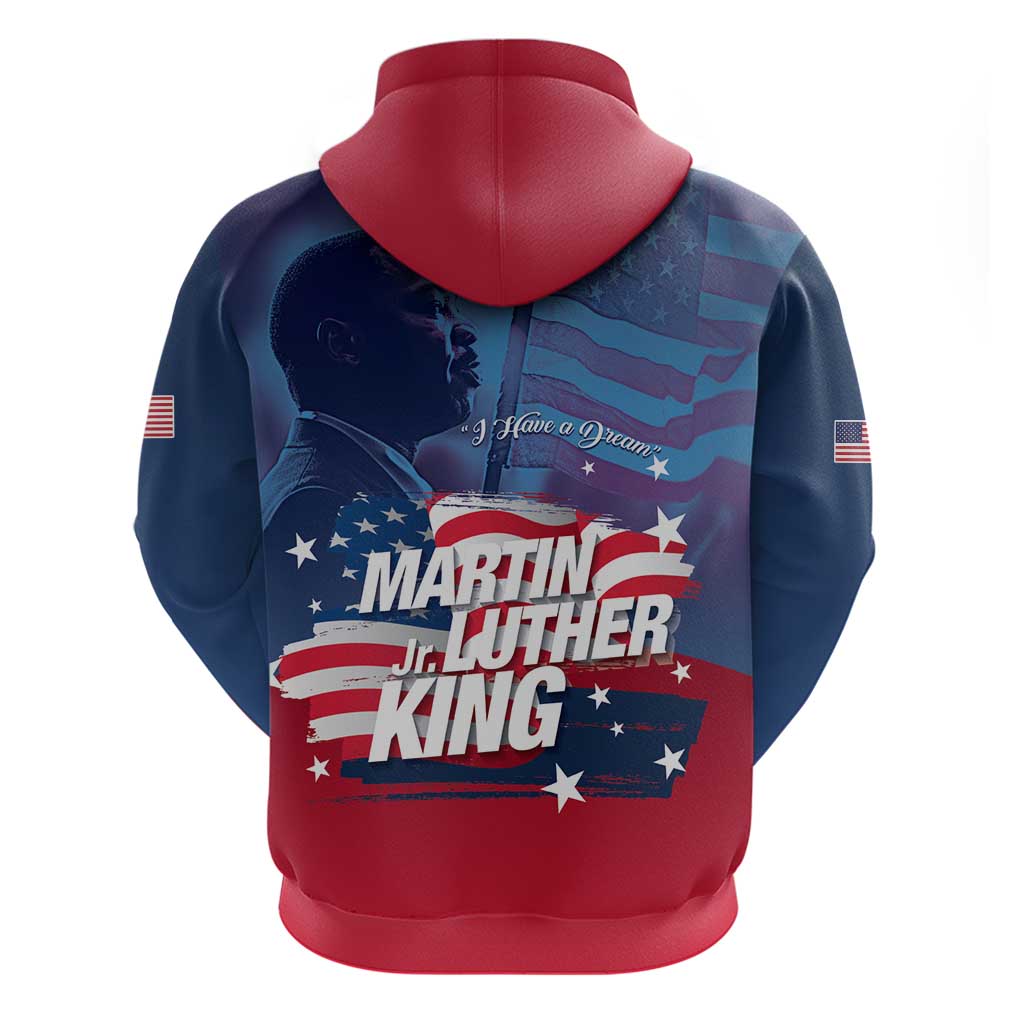 Martin Luther King MLK Zip Hoodie I Have A Dream - African Pride