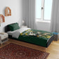 South Africa 2024 Rugby Bedding Set Go Springboks Protea Pattern