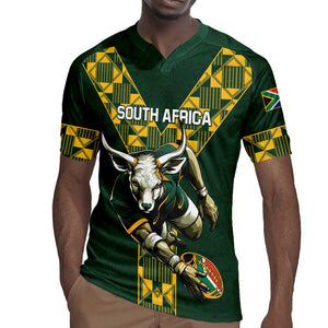 Custom South Africa 2024 Rugby Rugby Jersey Go Springboks Protea Pattern