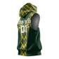Custom South Africa 2024 Rugby Sleeveless Hoodie Go Springboks Protea Pattern - African Pride