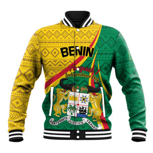 Personalized Benin Independence Day 1960 Baseball Jacket Fraternite Justice Travail LT01