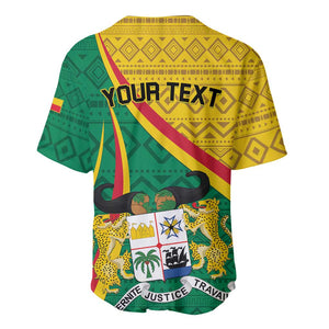 Personalized Benin Independence Day 1960 Baseball Jersey Fraternite Justice Travail