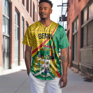 Personalized Benin Independence Day 1960 Baseball Jersey Fraternite Justice Travail