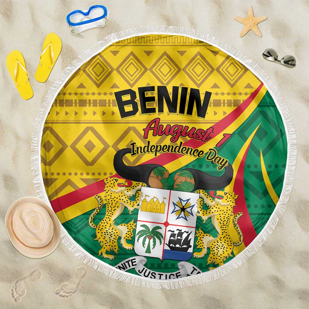 Benin Independence Day 1960 Beach Blanket Fraternite Justice Travail