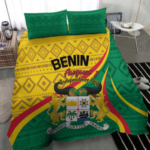 Benin Independence Day 1960 Bedding Set Fraternite Justice Travail