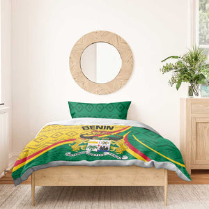 Benin Independence Day 1960 Bedding Set Fraternite Justice Travail