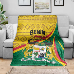 Benin Independence Day 1960 Blanket Fraternite Justice Travail