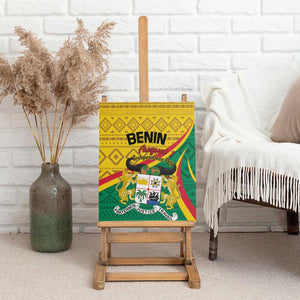 Benin Independence Day 1960 Canvas Wall Art Fraternite Justice Travail