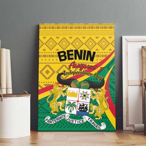 Benin Independence Day 1960 Canvas Wall Art Fraternite Justice Travail