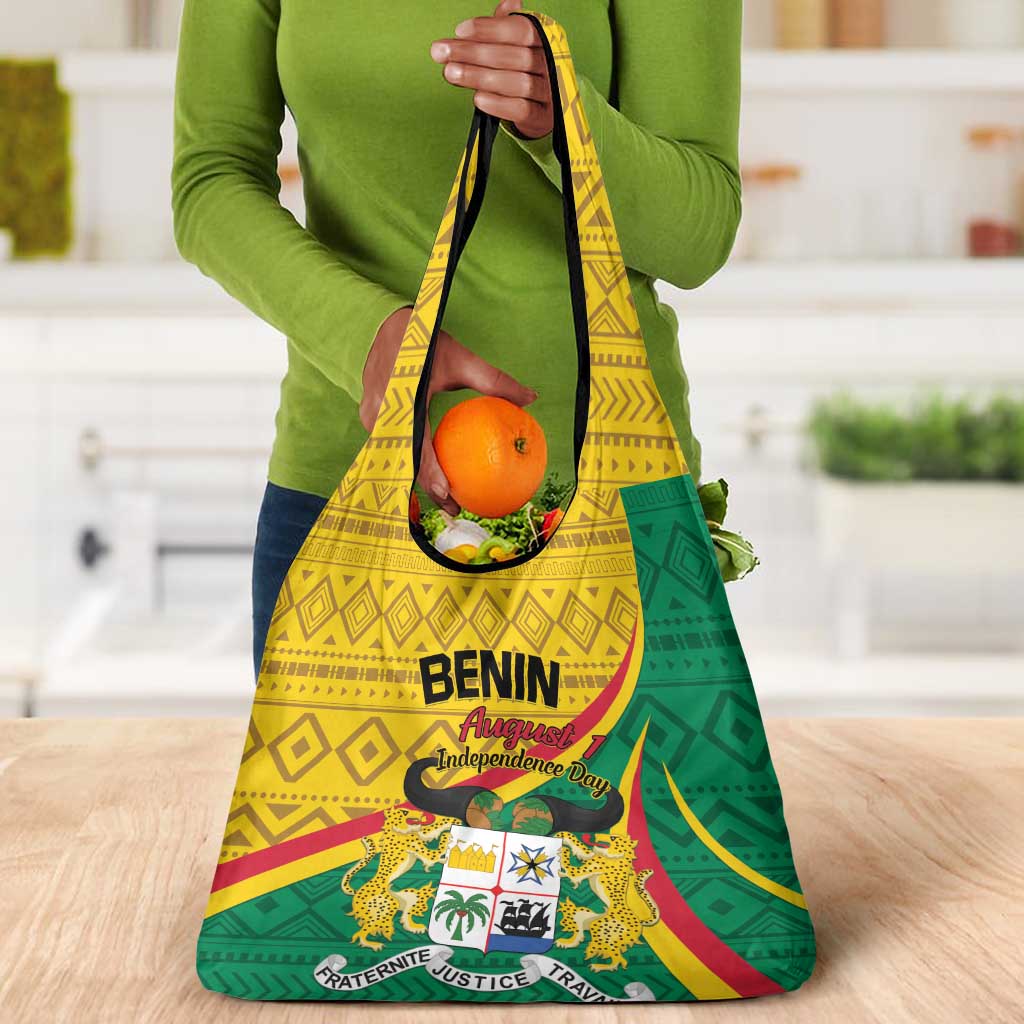 Benin Independence Day 1960 Grocery Bag Fraternite Justice Travail