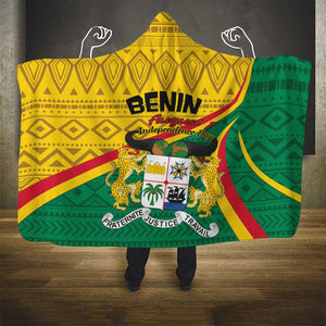 Benin Independence Day 1960 Hooded Blanket Fraternite Justice Travail