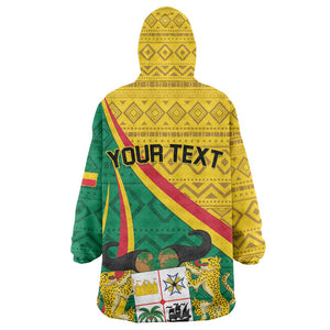 Personalized Benin Independence Day 1960 KId Wearable Blanket Hoodie Fraternite Justice Travail