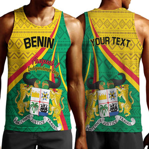 Personalized Benin Independence Day 1960 Men Tank Top Fraternite Justice Travail