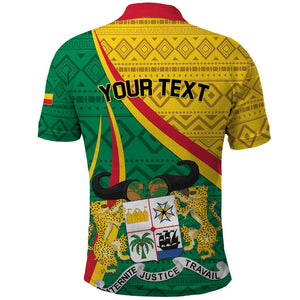 Personalized Benin Independence Day 1960 Polo Shirt Fraternite Justice Travail