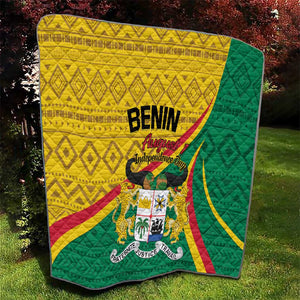 Benin Independence Day 1960 Quilt Fraternite Justice Travail