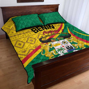 Benin Independence Day 1960 Quilt Bed Set Fraternite Justice Travail