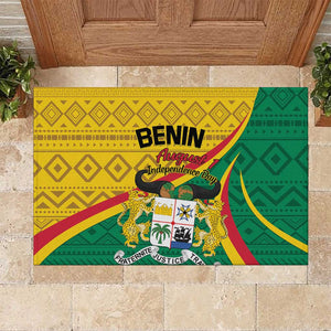 Benin Independence Day 1960 Rubber Doormat Fraternite Justice Travail