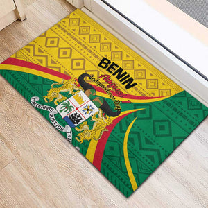 Benin Independence Day 1960 Rubber Doormat Fraternite Justice Travail