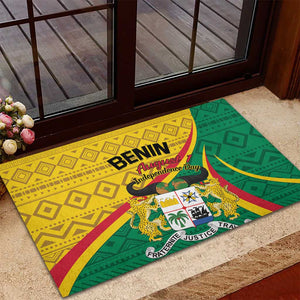 Benin Independence Day 1960 Rubber Doormat Fraternite Justice Travail