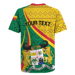 Personalized Benin Independence Day 1960 Rugby Jersey Fraternite Justice Travail