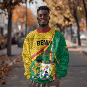 Personalized Benin Independence Day 1960 Sweatshirt Fraternite Justice Travail