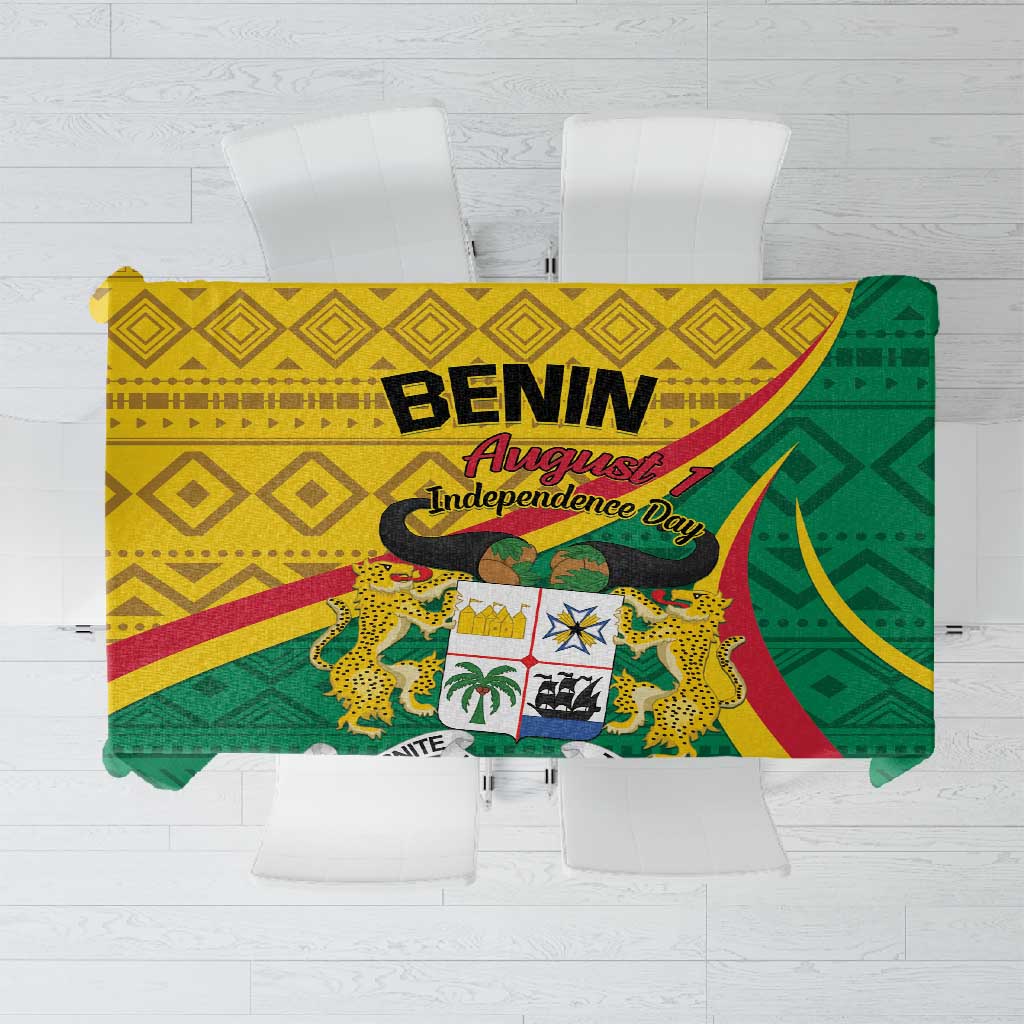 Benin Independence Day 1960 Tablecloth Fraternite Justice Travail