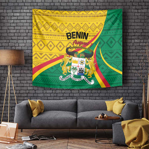 Benin Independence Day 1960 Tapestry Fraternite Justice Travail