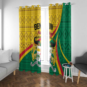 Benin Independence Day 1960 Window Curtain Fraternite Justice Travail