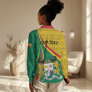 Personalized Benin Independence Day 1960 Women Casual Shirt Fraternite Justice Travail LT01