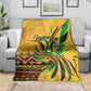 Black Jamaican Independence Day 1962 Blanket Jumieka Streamertail Reggae Pattern LT01