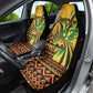 Black Jamaican Independence Day 1962 Car Seat Cover Jumieka Streamertail Reggae Pattern LT01