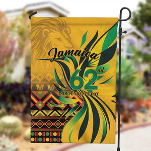 Black Jamaican Independence Day 1962 Garden Flag Jumieka Streamertail Reggae Pattern