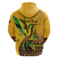 Personalized Black Jamaican Independence Day 1962 Hoodie Jumieka Streamertail Reggae Pattern LT01