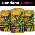 Black Jamaican Independence Day 1962 Neck Gaiter Jumieka Streamertail Reggae Pattern LT01