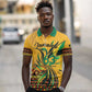 Personalized Black Jamaican Independence Day 1962 Polo Shirt Jumieka Streamertail Reggae Pattern LT01