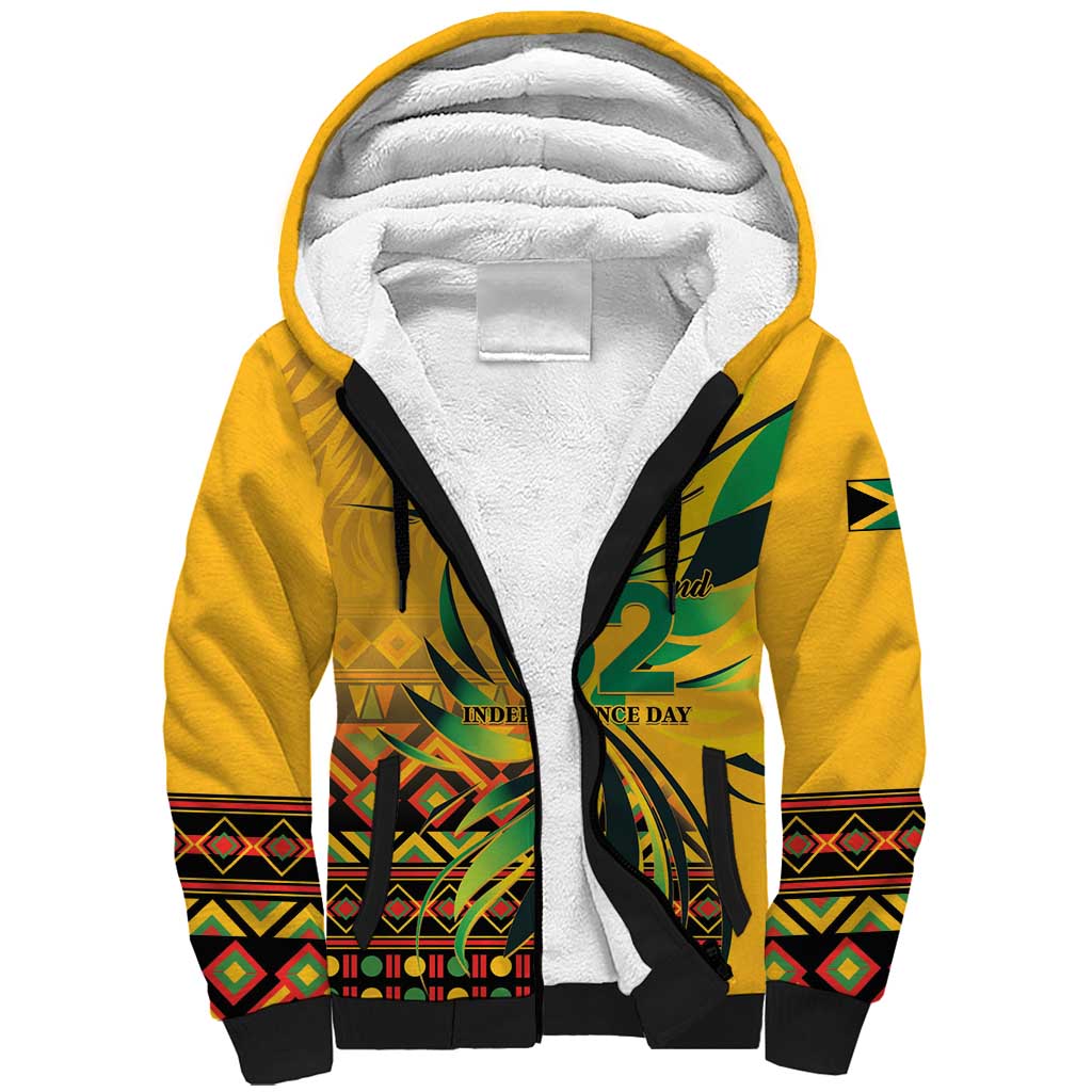 Personalized Black Jamaican Independence Day 1962 Sherpa Hoodie Jumieka Streamertail Reggae Pattern