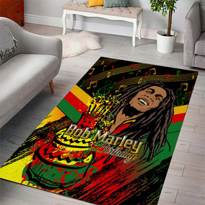 The Father of Reggae Area Rug - Legendary Birthday Tribute