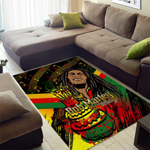 The Father of Reggae Area Rug - Legendary Birthday Tribute