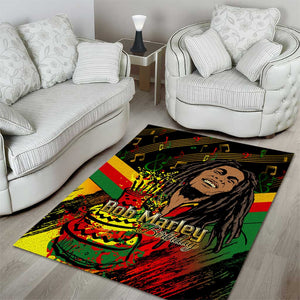 The Father of Reggae Area Rug - Legendary Birthday Tribute