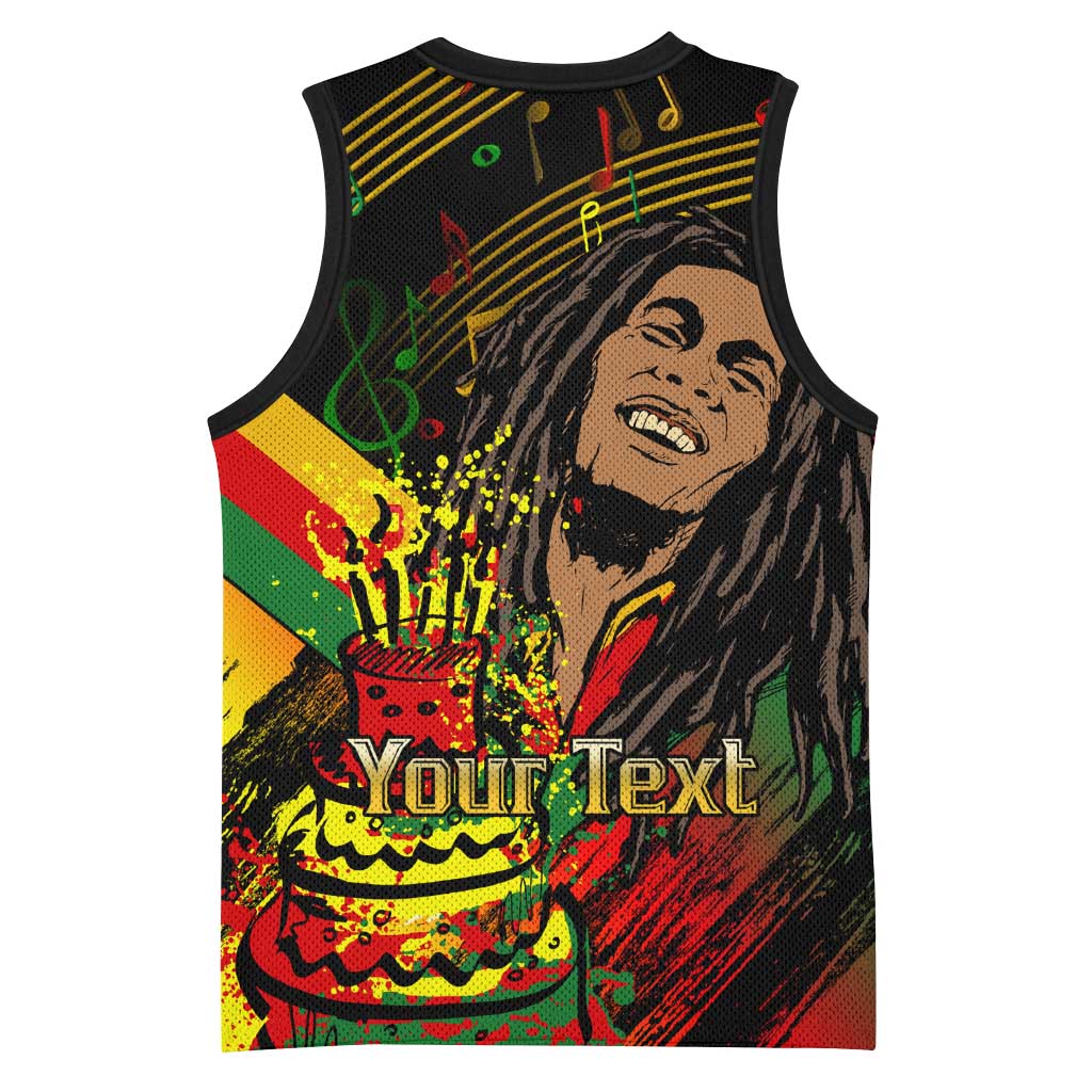 The Father of Reggae Basketball Jersey - Legendary Birthday Tribute LT01