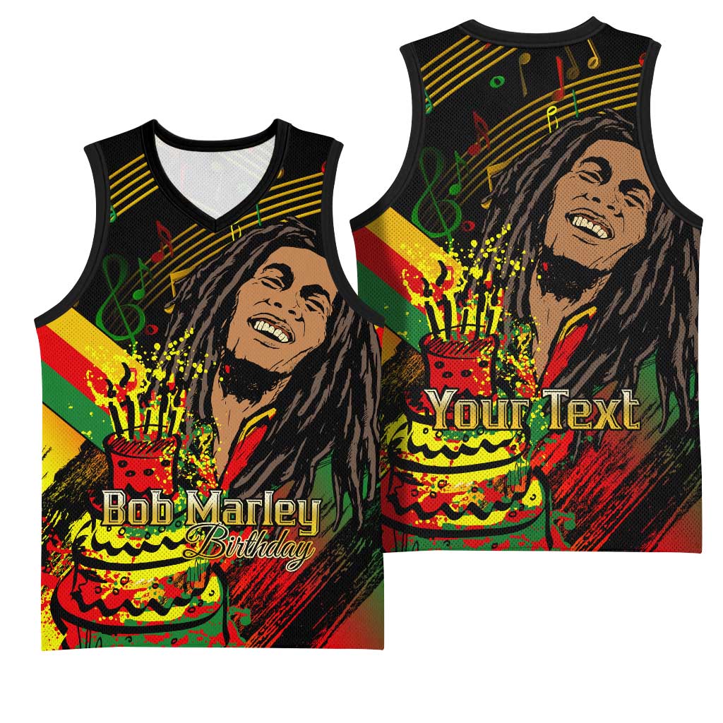 The Father of Reggae Basketball Jersey - Legendary Birthday Tribute LT01
