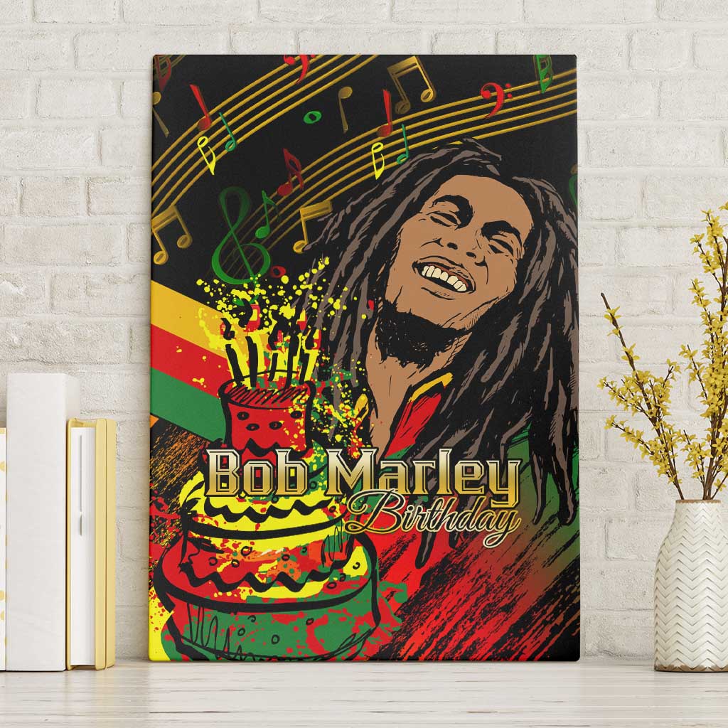 The Father of Reggae Canvas Wall Art - Legendary Birthday Tribute