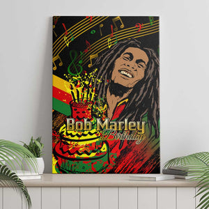 The Father of Reggae Canvas Wall Art - Legendary Birthday Tribute