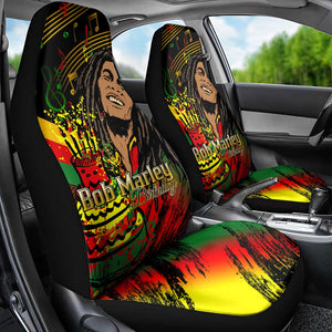 The Father of Reggae Car Seat Cover - Legendary Birthday Tribute