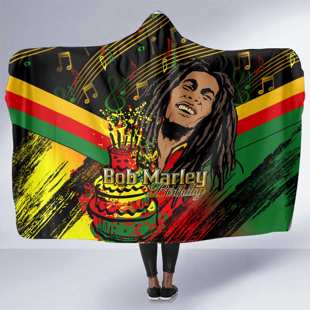 The Father of Reggae Hooded Blanket - Legendary Birthday Tribute