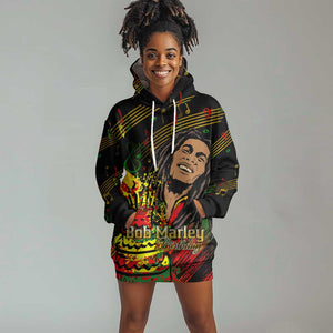 The Father of Reggae Hoodie Dress - Legendary Birthday Tribute