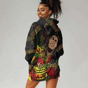 The Father of Reggae Hoodie Dress - Legendary Birthday Tribute