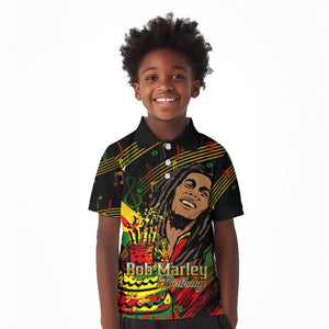 The Father of Reggae Kid Polo Shirt - Legendary Birthday Tribute